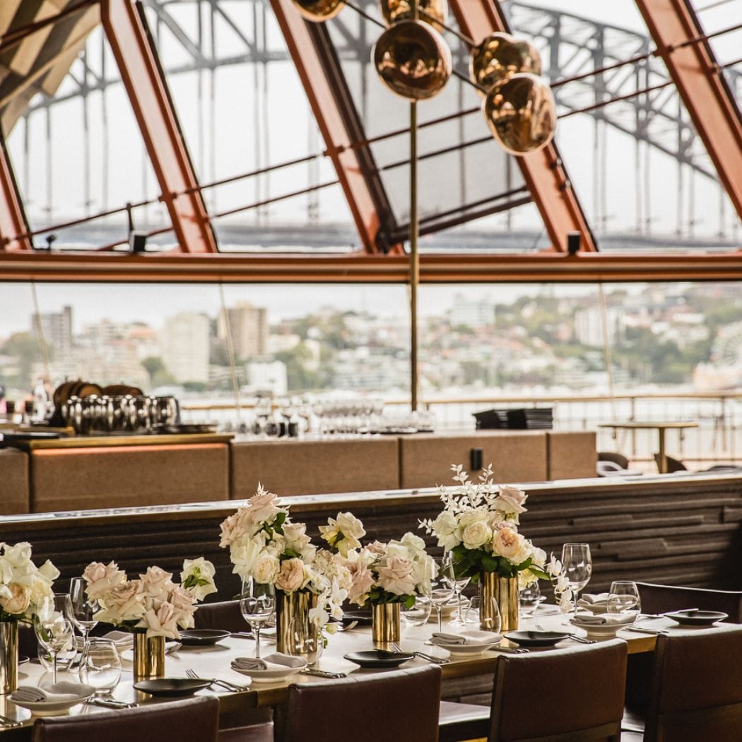 Photo of Luxe Event at Sydney Opera House. Styling + Flowers + Hire by Form over Function
