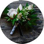 Photo of Wedding Florals Buttonhole - Form over Function