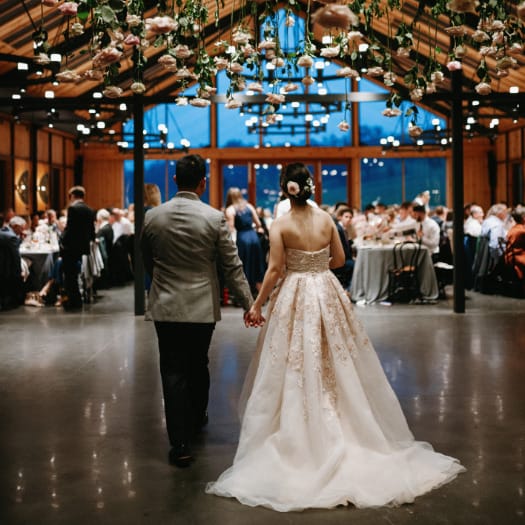 Photo of a couple at a styled wedding reception in the Southern Highlands, NSW